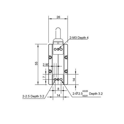 Robot hợp tác với PGE-5 Gripper Cánh tay robot 6 trục làm tay cầm robot
