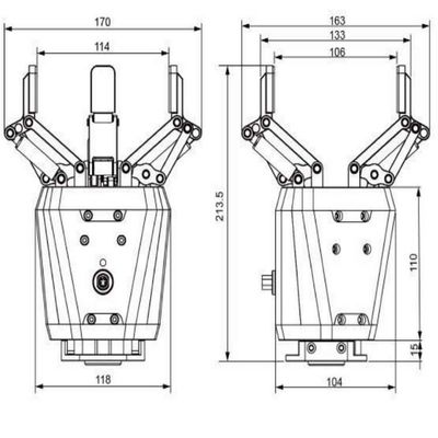 Máy cầm robot cánh tay robot hợp tác cho tự động hóa giảng dạy thí nghiệm như robot cobot