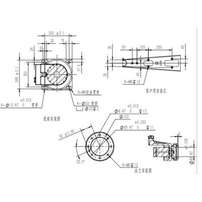 Cánh tay rô bốt 6 trục TKB460-30kg-1840mm Phát hiện chính xác như rô bốt công nghiệp