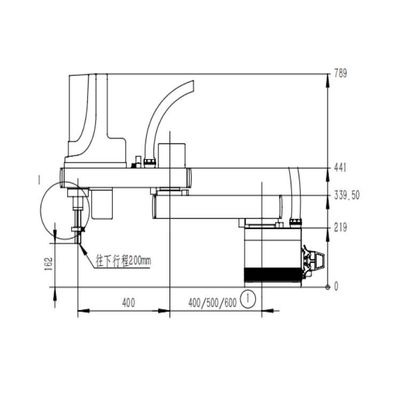 Robot Trung Quốc STH100-10kg-800/900 / 1000mm để lắp ráp như robot lắp ráp