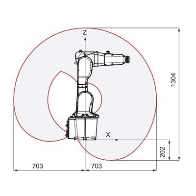 Cánh tay robot công nghiệp Cobot IRB 1200-5 / 0.9 Robot 6 trục làm robot xử lý
