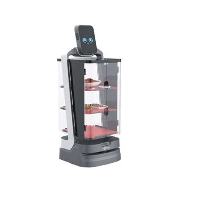 Robot phục vụ nhà hàng Zhaocaibao Để giao thức ăn tự động như một robot giao thức ăn