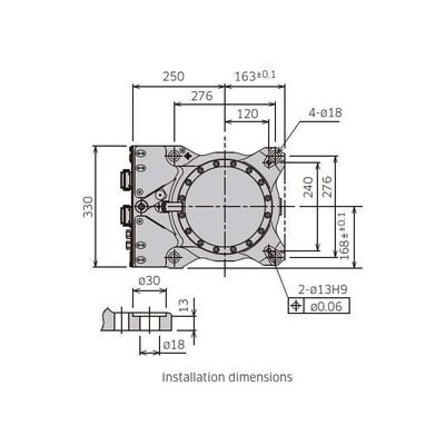 6 trục cánh tay robot công nghiệp RS010L với tay cầm CNGBS để xử lý tự động hóa như robot công nghiệp