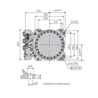Cánh tay robot công nghiệp 6 trục Kawasaki RS050N với đường ray hướng dẫn CNGBS cho robot xử lý pallet