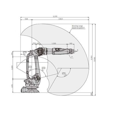 Robot hàn điểm BX300L Tải trọng 300kg để hàn như máy hàn điểm