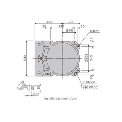 Cánh tay robot công nghiệp 6 trục BX200L Tải trọng 200kg như robot xử lý