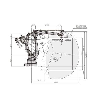 Robot Palletizer CP180L 4 trục cánh tay robot cho tự động hóa pallet như robot pallet