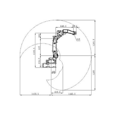 Robot hàn tự động SF6-C1440 6 trục cánh tay robot công nghiệp cho robot hàn tự động