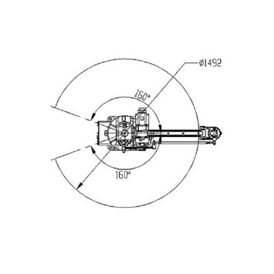 Cánh tay rô bốt công nghiệp 4 trục SF8-K1492 Xử lý xếp dỡ rô bốt công nghiệp