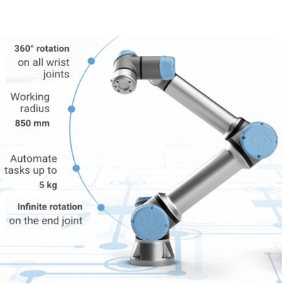 Robot công nghiệp Cánh tay robot đa năng 6 trục UR5e Máy móc &amp; thiết bị công nghiệp với máy gắp và đặt
