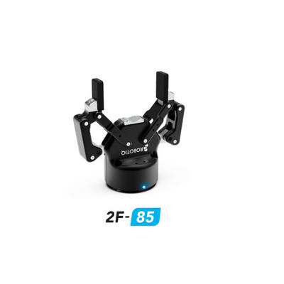 Sử dụng Tay cầm Robotiq 2F-85 Thân thiện Làm việc với Robot Cobot làm Bộ gắp Robot để Chọn và Đặt làm Người điều khiển