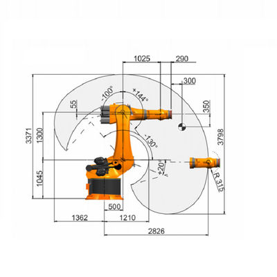 Robot công nghiệp KR 360 R2830 6 trục Cánh tay robot Tải trọng 360Kg Máy nâng hạ robot