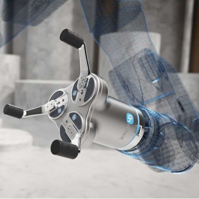 Robot hợp tác với 3FG15 Ba ngón tay Gripper linh hoạt với cánh tay robot như robot Gripper