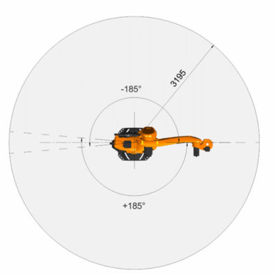 Robot công nghiệp 6 trục KUKA KR 360 R2830 với tải trọng định mức 360 Kg với robot hàn tự động Otc