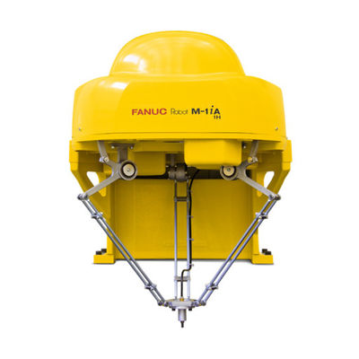 Robot công nghiệp Robot lắp ráp M-1iA với bộ gắp robot để lắp ráp động cơ nhỏ
