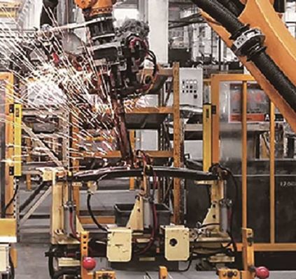 Robot hàn 6 trục Cánh tay robot ER6-1600 để hàn như Robot hàn Mig