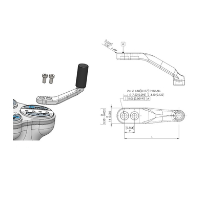 Máy kẹp 3 ngón tay lớn với trọng tải 15kg làm việc với robot 6 trục và cánh tay CNC để chọn và đặt