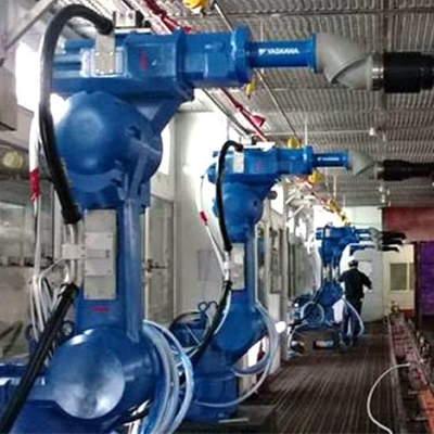 Robot phun sơn MPX1950 với sơn cánh tay robot 6 trục để vẽ robot