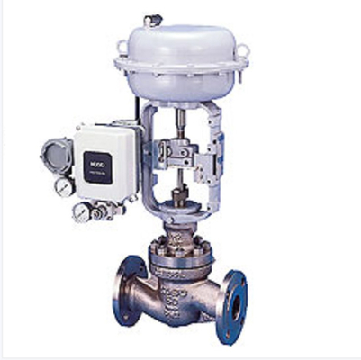 Van điều khiển KOSO 510T Van cầu một chỗ có hướng dẫn trên cùng với thiết bị truyền động loại màng 5200LA Van khí nén