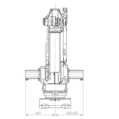 Cánh tay robot tải trọng COMAU PAL-260-3.1 260KG để xử lý và xếp dỡ
