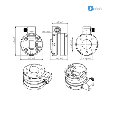 Máy gắp rô bốt ONrobot SP1 SP3 SP5 Máy kẹp tay hoạt động cho Máy kẹp khí nén cobot UR