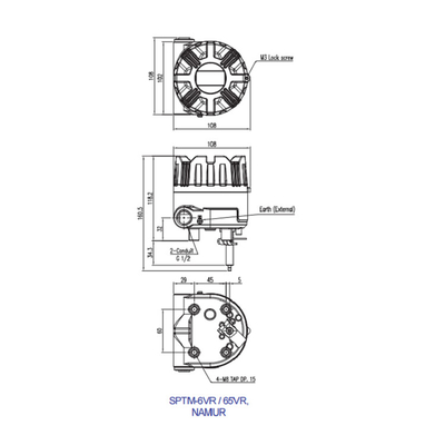 Phụ kiện van điều khiển SPTM-V6 Bộ phát định vị thông minh Bộ phận khí nén