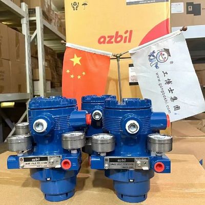 Van điều khiển với bộ truyền động và bộ định vị van thông minh bằng khí nén Azbil Avp100