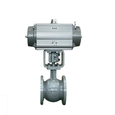 Van điều khiển hình cầu KOSO 220C với bộ truyền động khí nén 6400RB