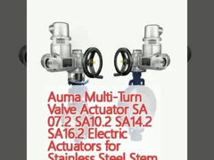 Auma Multi-Turn Valve Actuator SA 07.2 SA10.2 SA14.2 SA16.2 Động cơ điện cho thép không gỉ Stem Pneumatic Control Valve Keystone F9 Series Butterfly Valve