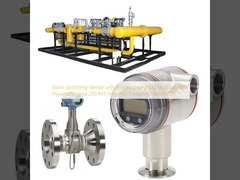 Thiết bị chuyển van với Rosemount 8800 Multi-variable Flowmeter và 2051HT Hygienic Pressure Transmitter